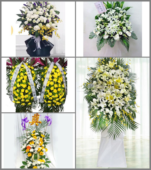 广东广州市花都区花东镇凤岗村白事花篮预定